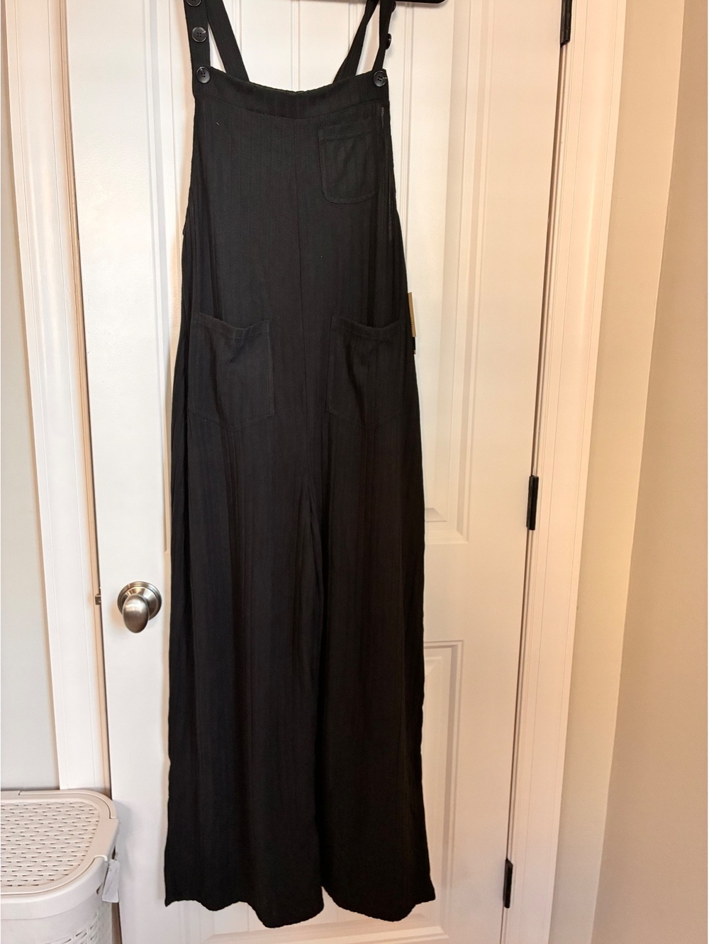 Halara Women's Black Tall Medium Overalls Jumpsuit
